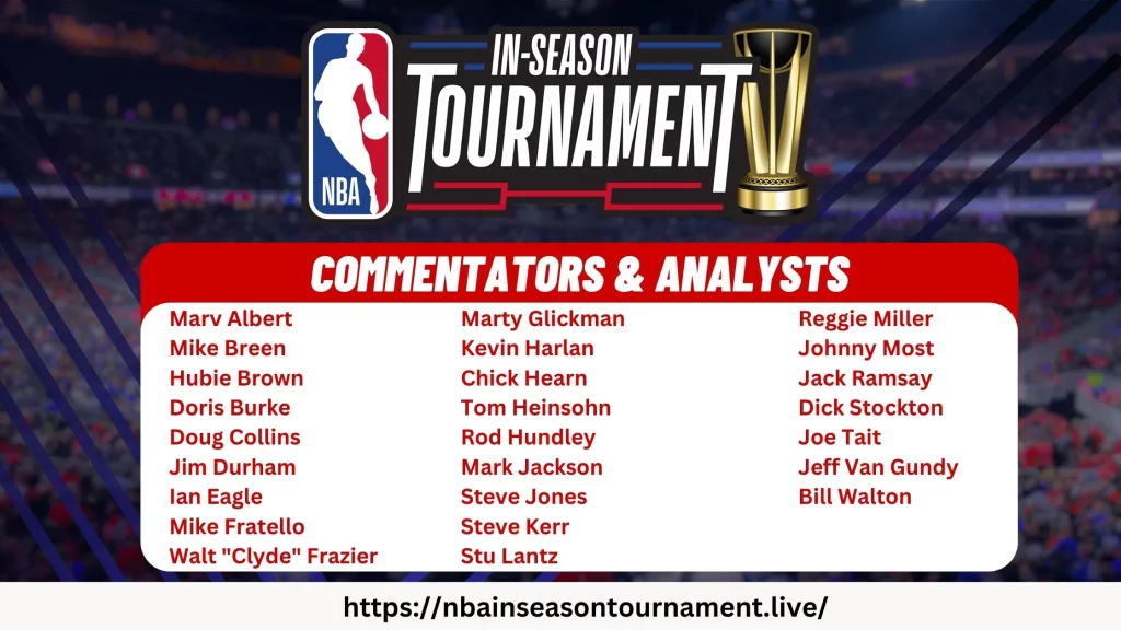 List of NBA In-Season Tournament Commentators