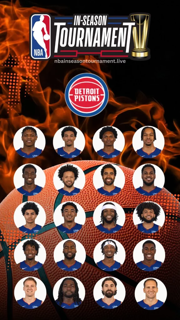 Detroit Pistons Rosters for NBA In-Season Tournament