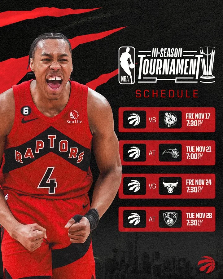 Toronto Raptors Schedule